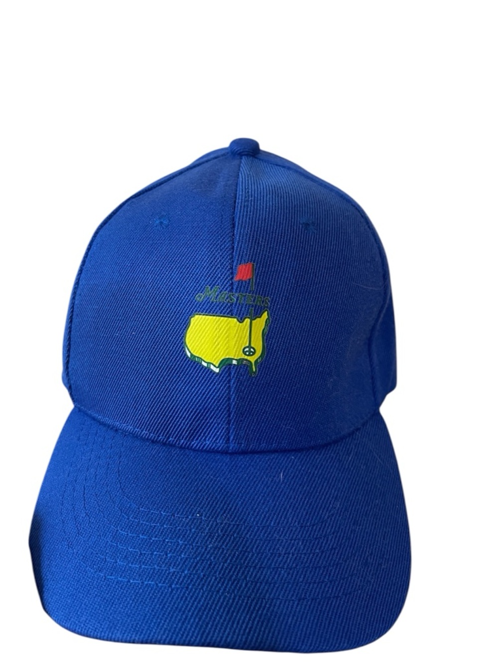 Blue Golf Logo Cap with Yellow Emblem